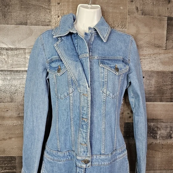 Host PICK ๐๐ STELLA MCCARTNEY Kathy faded denim jumpsuit | 40 - Picture 8 of 16